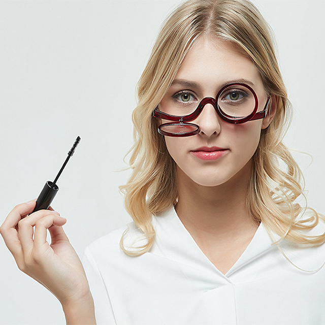 Europe Market Plastic Make up Reading Glasses for Women