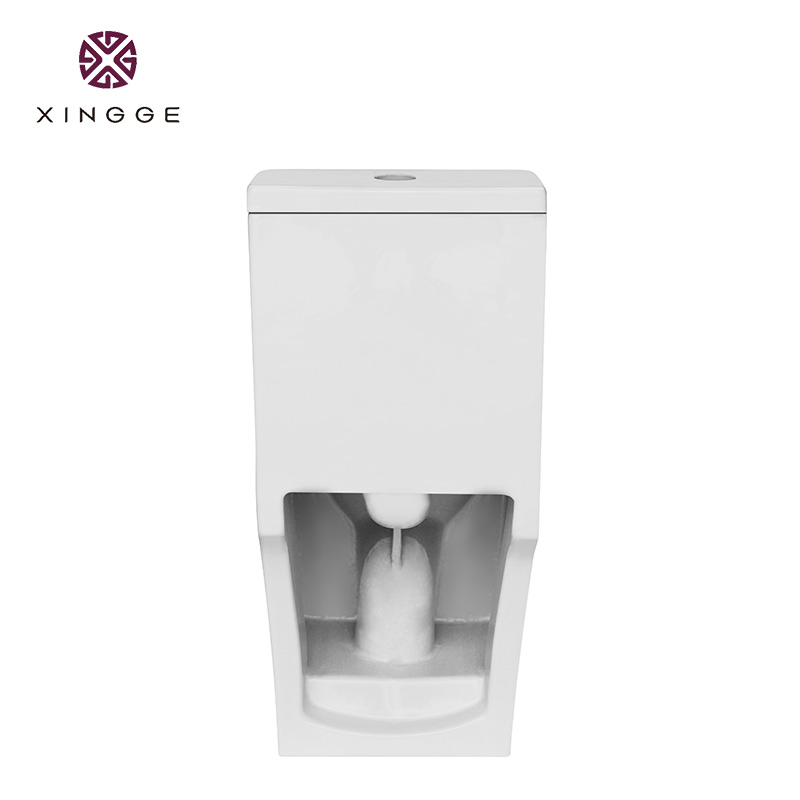 2025 New Design Modern One Piece Ceramic Toilet Single Hole Vortex Flushing Water Saving Flush Technology P-Trap Single Piece Toilet