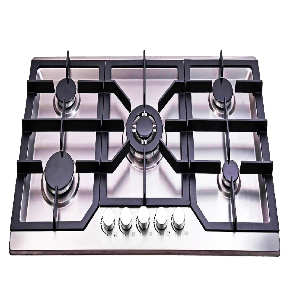Home Appliance Built in Cookware Stainless Steel Gas Stove 5 Burner