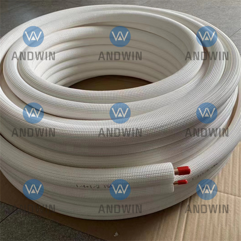 A/C White PE Copper Insulated Pipe Coil Line Set