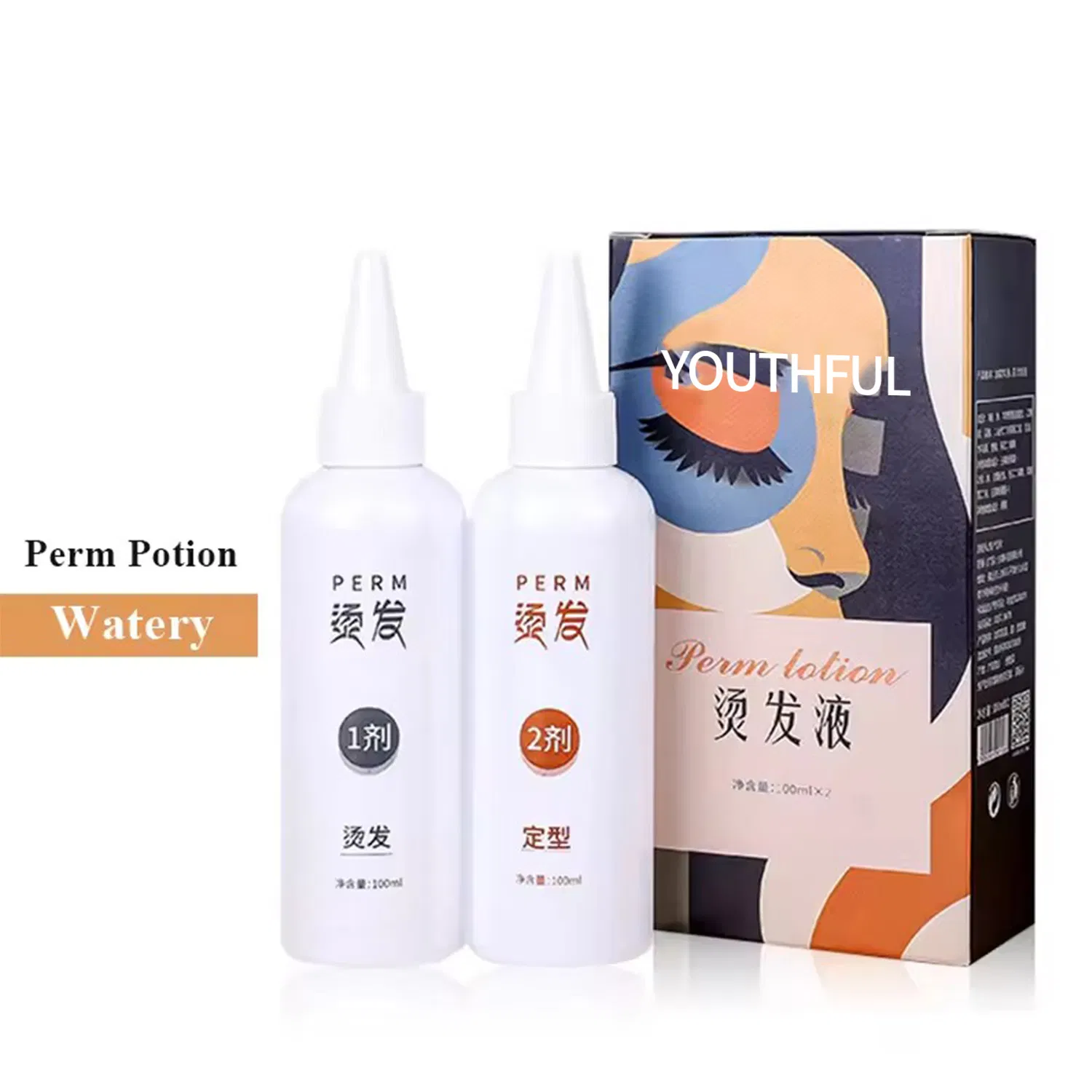 OEM/ODM Wave Curl Hair Perm Lotion Solution for Resistant to Natural Hair