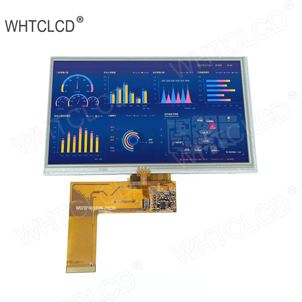 7-дюймовый сенсорный TFT LCD дисплей 800x480 с подсветкой