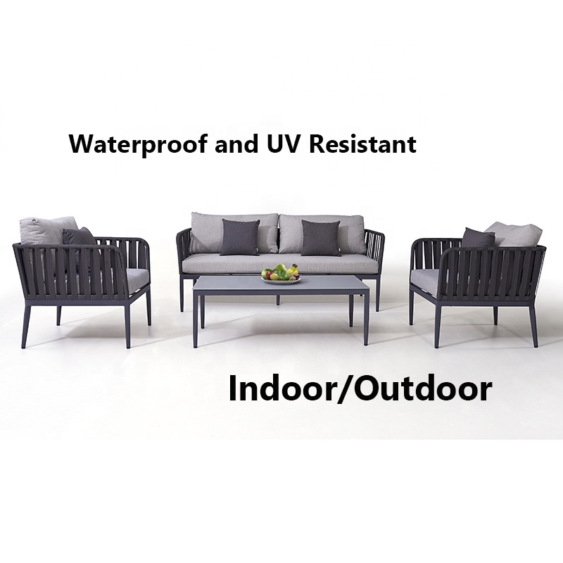 Мебель садовая алюминиевая 4 предмета комплект