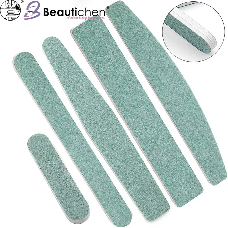 Beautichen Diamond-Shaped Nail Files – White Core Sanding Sticks for Shaping & Smoothing Nails – Professional Manicure Tool