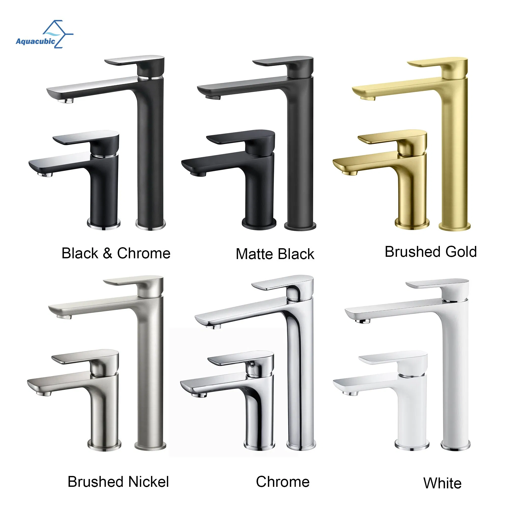 New Design Brass Bathroom Chromeplate Basin Tap Mixer Faucet