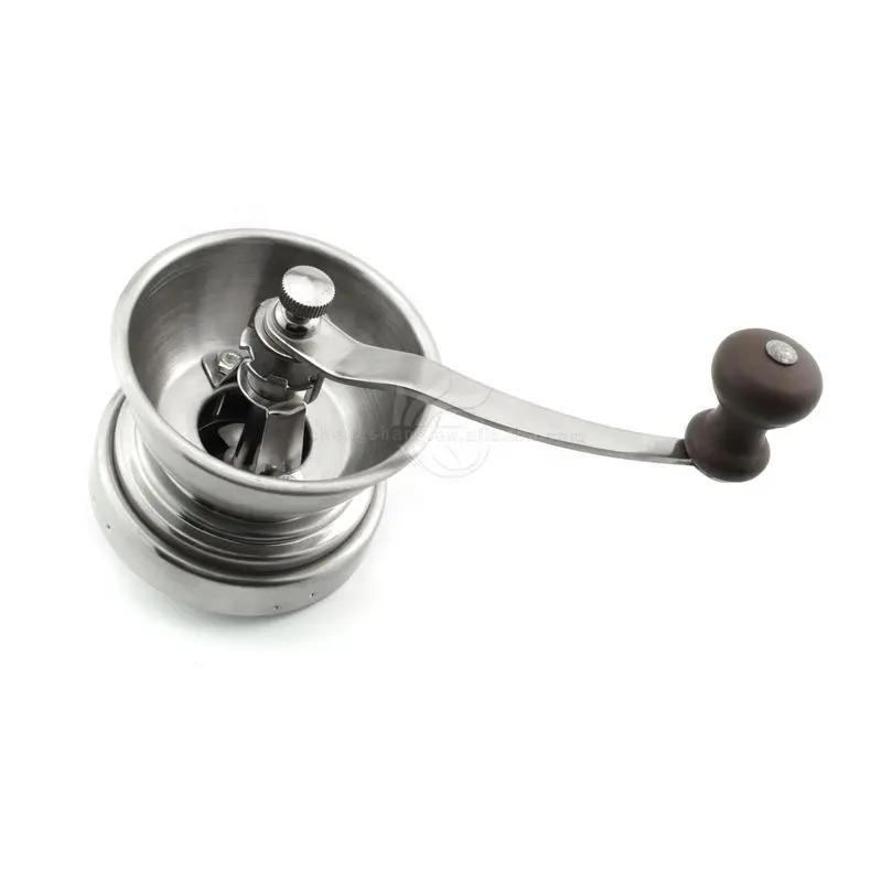 2size Stainless Steel Round Manual Coffee Bean Mill Manual Coffee Grinder