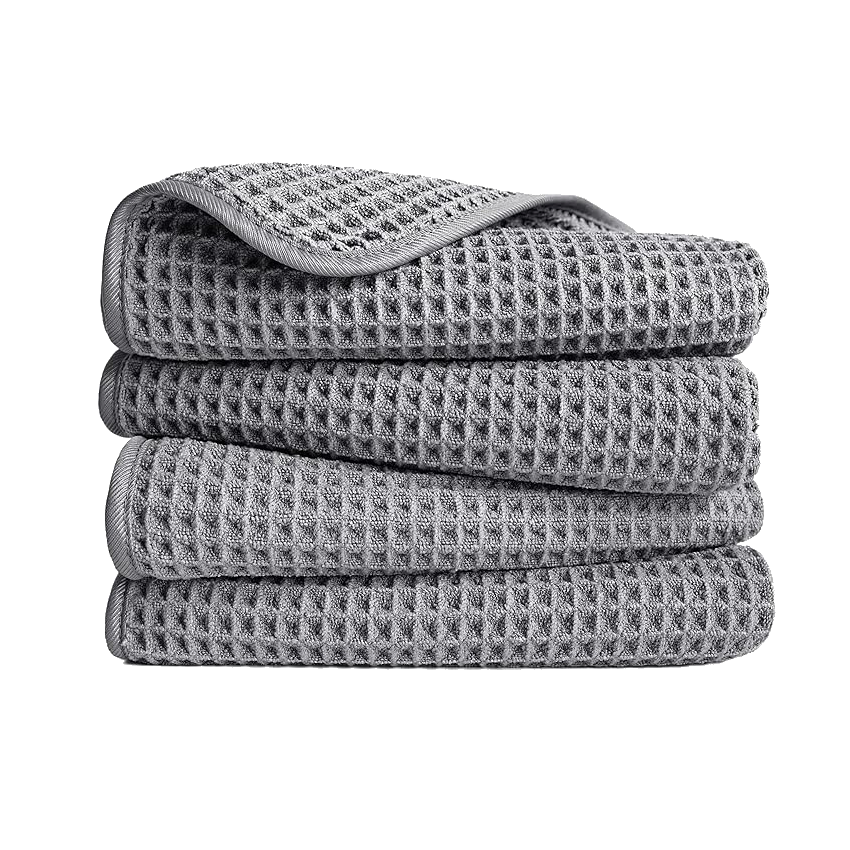 Premium Microfiber Waffle Towels for Effective Car Cleaning