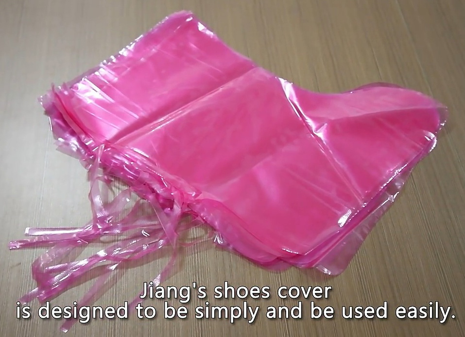 Disposable Shoe Cover Binding High Overboots Farm Foot Cover Rain Proof Pasture Pig Farm Thicken Plastic Shoecover