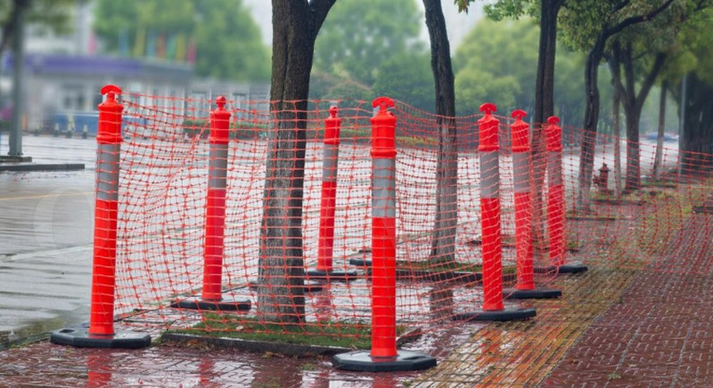 Wholesale Snow Safety Barricade Plastic Temporary Mesh Netting Orange Barrier Fencing
