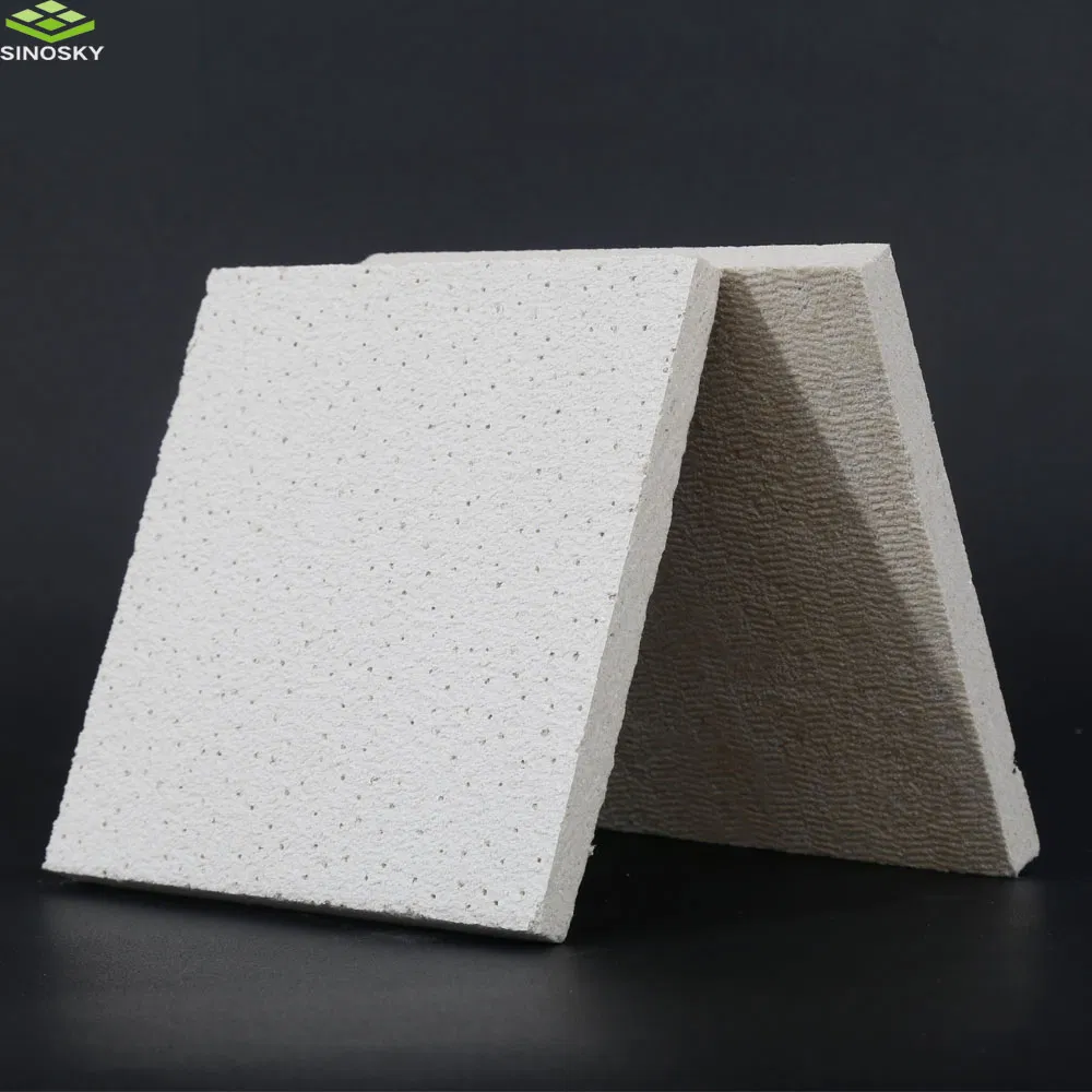 Suspended False Ceiling Board Design Acostics Mineral Fiber Ceiling Sound Absorption