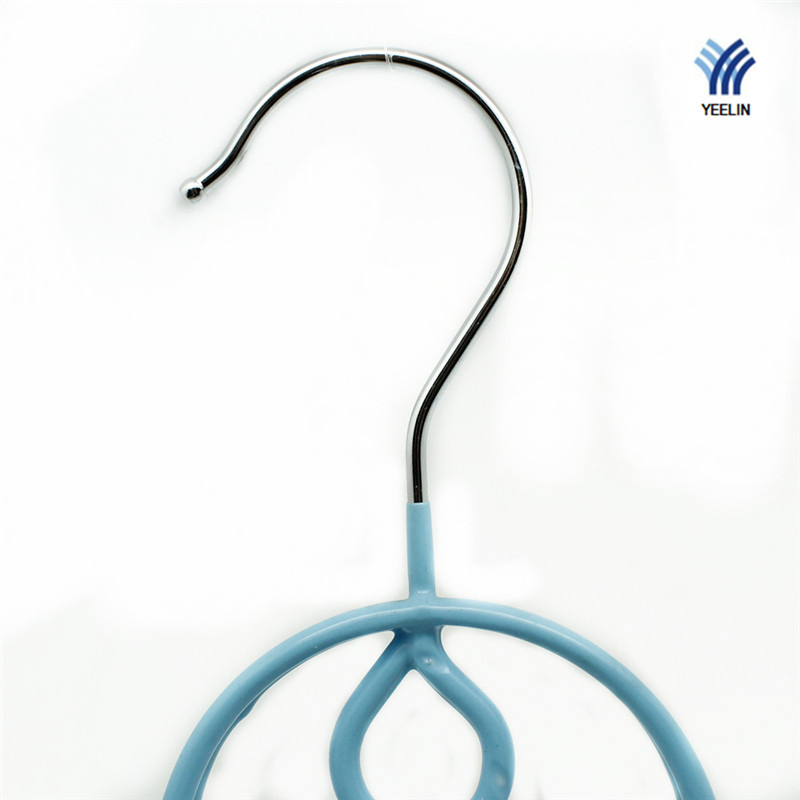 Metal Wire Shoes Hanger with PVC Coating