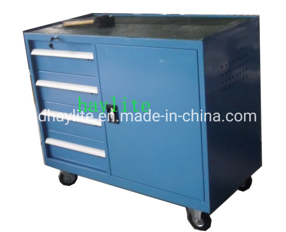 Steel Combined Drawer Door Workshop Cabinet Trolley