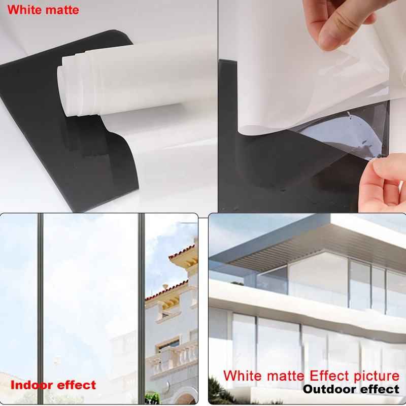 Factory OEM Office Building Shopping Mall Glass Decoration Graphic Vinyl Frosted Transparent Clear Window Privacy Film Building Glass Film