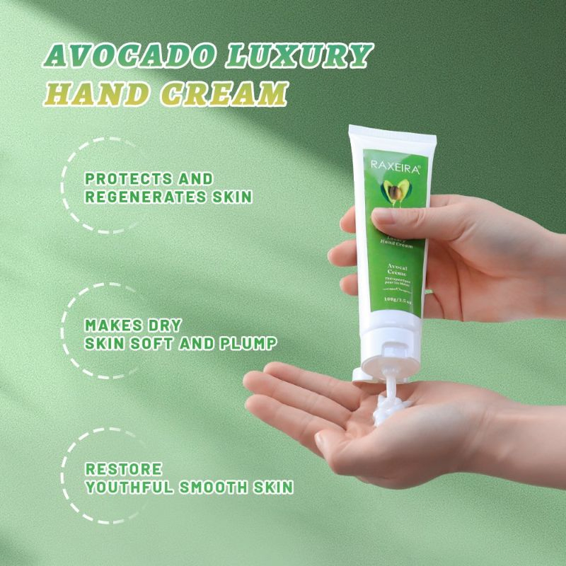 100% Natural Factory Wholesale Brightening Whitening Smooth Skina Avovado Luxury Hand Cream
