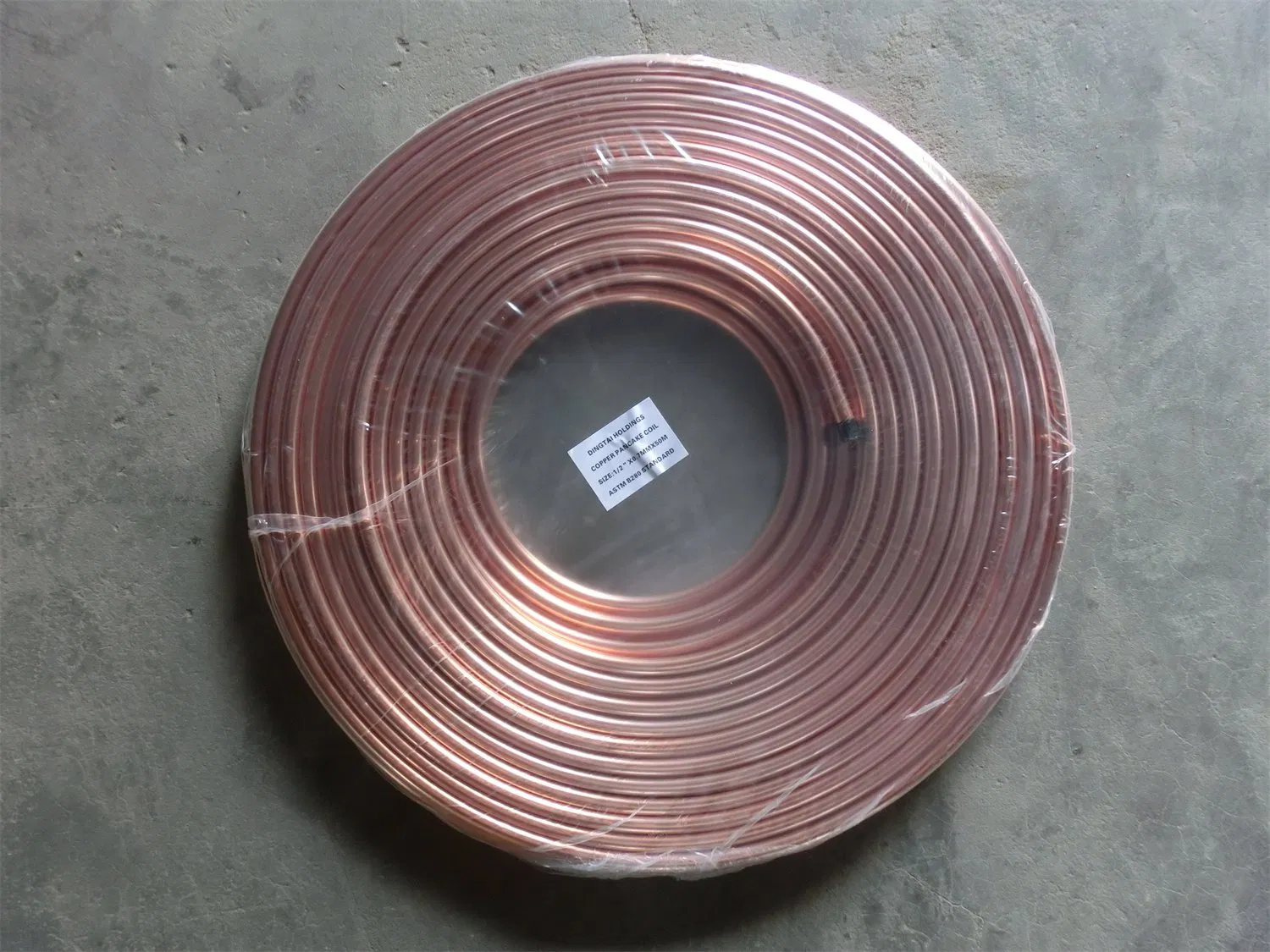Flexible C12200 Refrigeration Tube 99.9 Copper R410A Grade ASTM B280