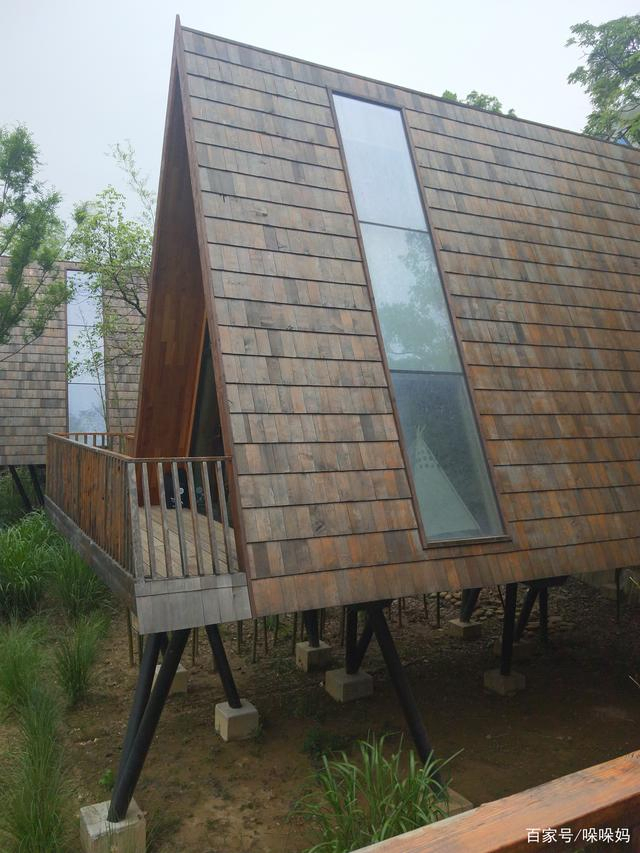 a-Frame Tiny Cabin for Vacation of Family or Individual by Prefab Light Steel Structural Building