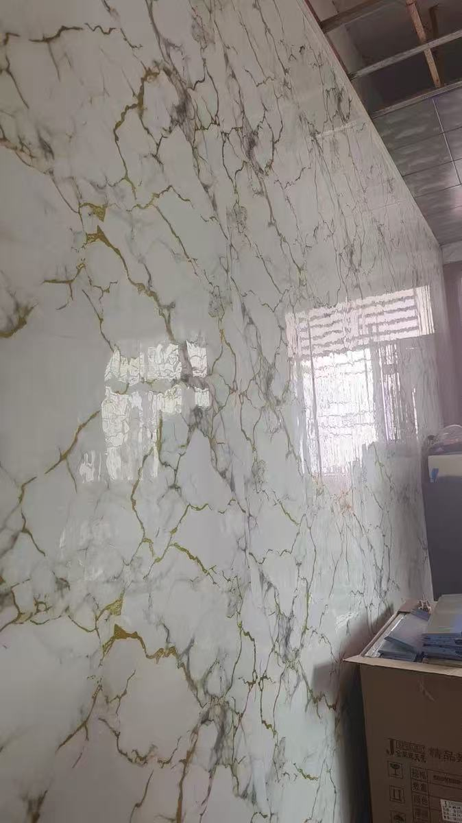 Promotion Textured Brick Soft PVC Panel Realistic Stone Tiles Subsitute DIY Friendly Marble High Gloss Self Ashesive Pet Wall Sticker