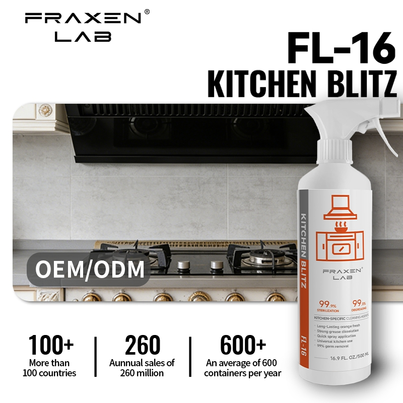 Kitchen Grease Cleaner Heavy Grease Remover Factory Supply Direct Manufacturer Low MOQ Industrial Grease Cleaning Spray for Household Use