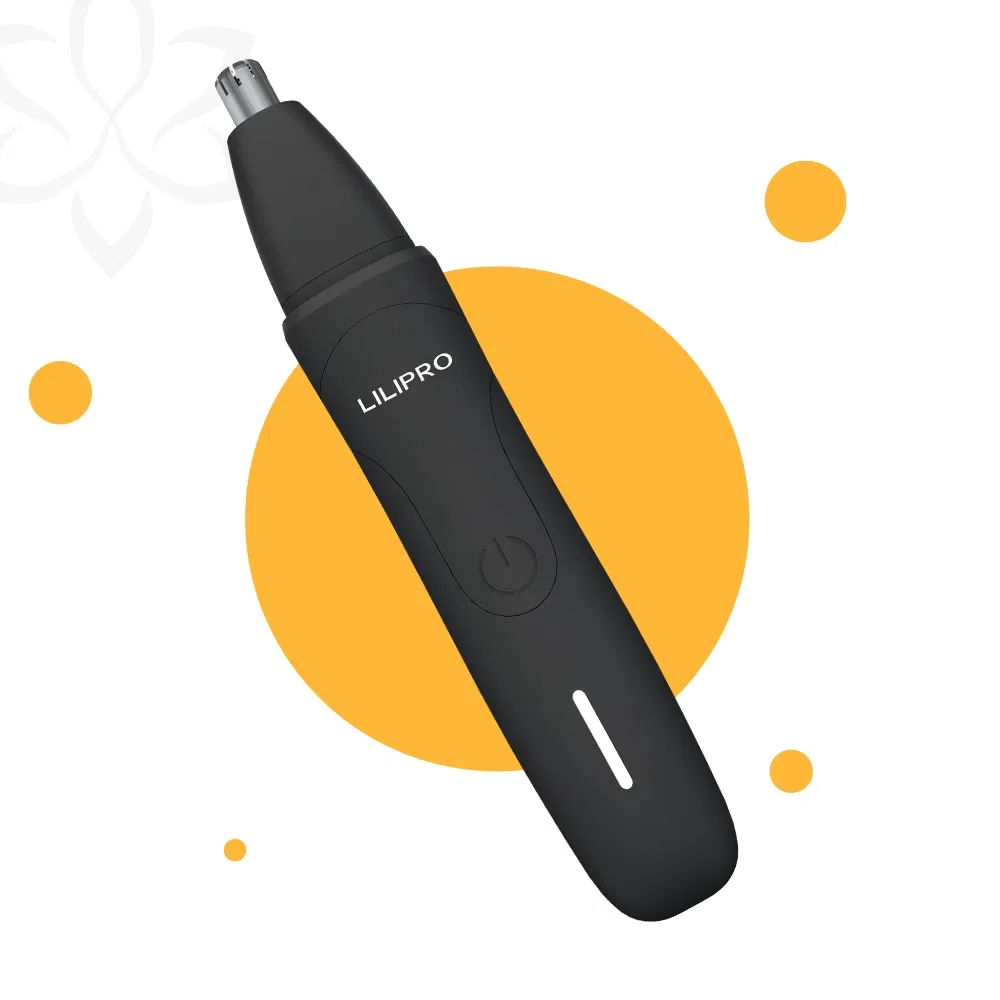 Rechargeable Electric Nose Hair Trimmer for Ear, Face, Eyebrow and Nose Hair Removal