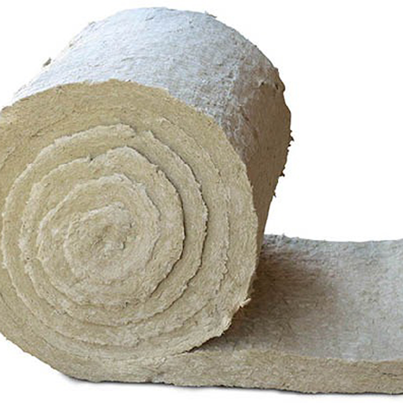 Waterproof Basalt Fiber Rock Wool Roll for Heating Pipelines, HVAC, Facade Insulation