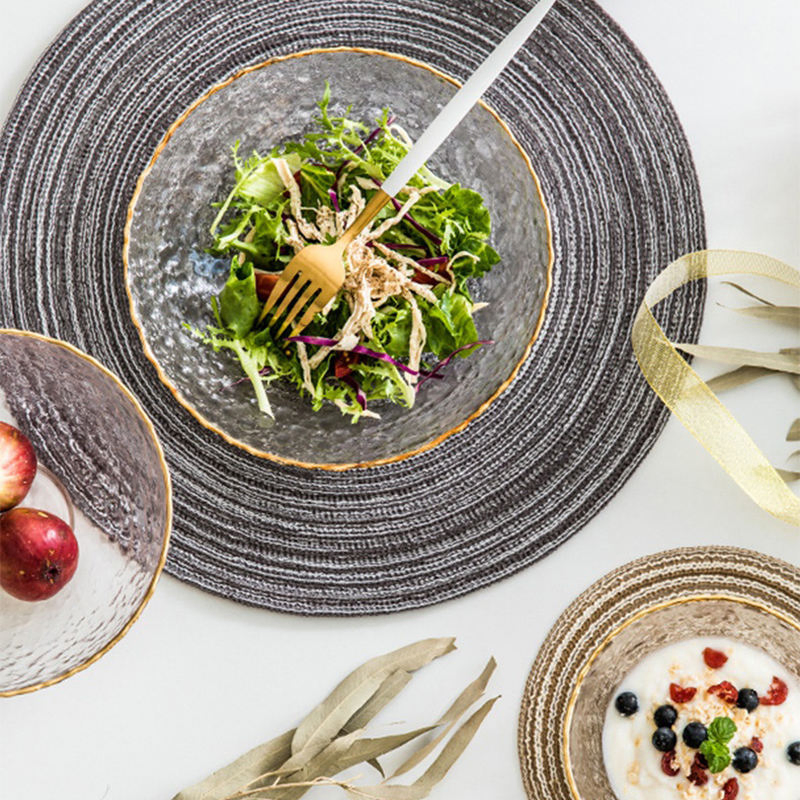 Wholesale Round Braided Woven Placemats Place Mats