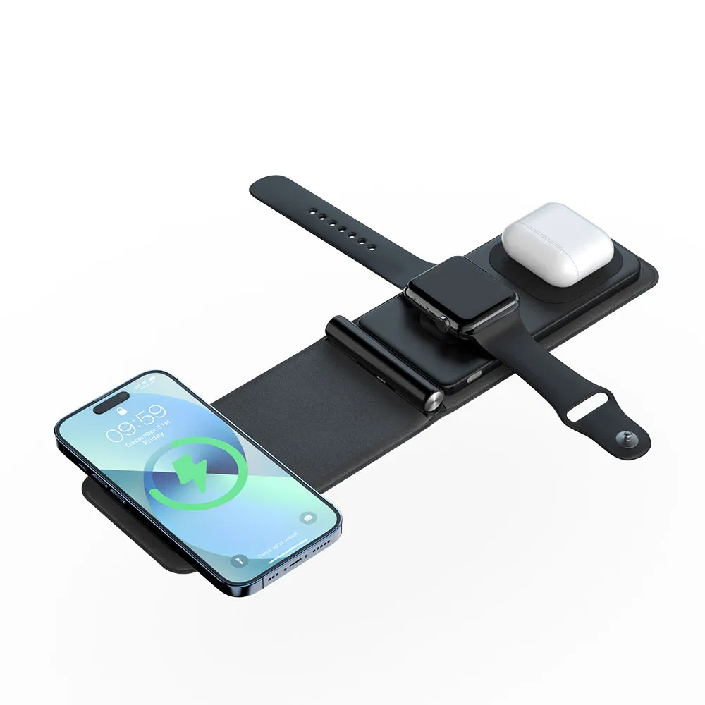 Беспроводная зарядка 3 в 1 для iPhone, AirPods и Apple Watch