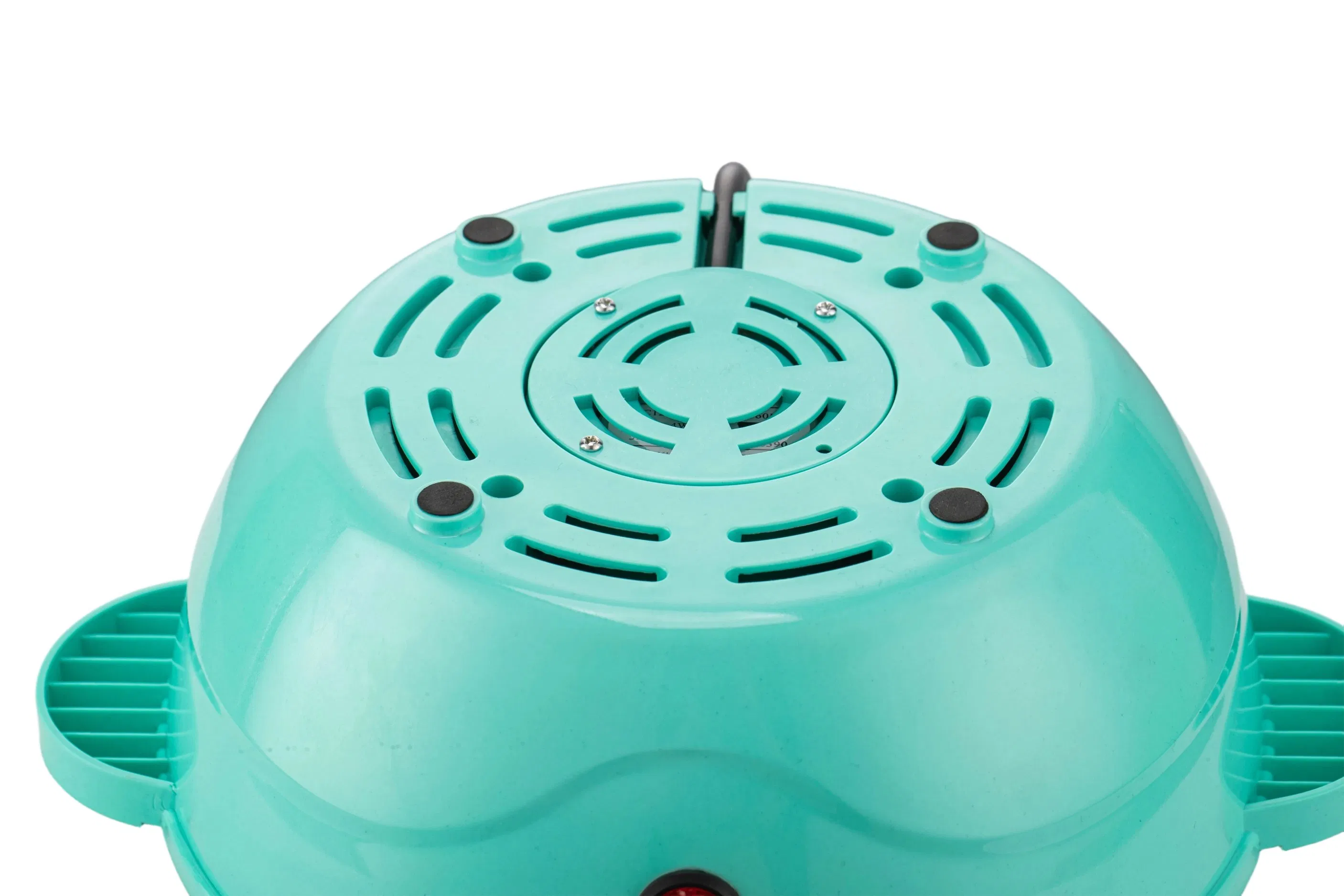 4.5qt Stirring Electric Popcorn Maker with Lid for Serving Bowl & Convenient Storage, 18 Cups, Aqua