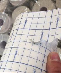 65g Single Sided Printed Logo Glassine Release Paper