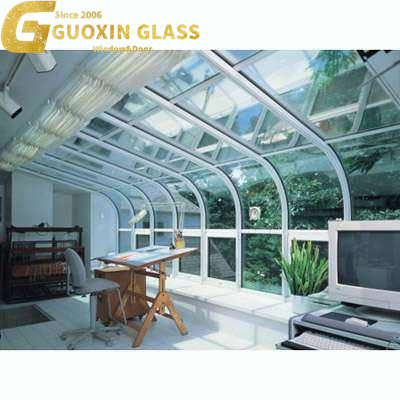 Heat Insulating Tempered Curved Glass for Stylish Curtain Wall Designs