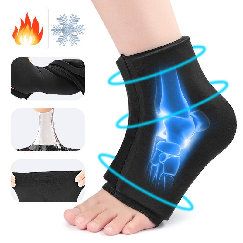 Wholesale Custom Knee Wraps Hot Cold Pack for Ankle Leg Arm Neck Sports Pain Relief with Strap and Bandage