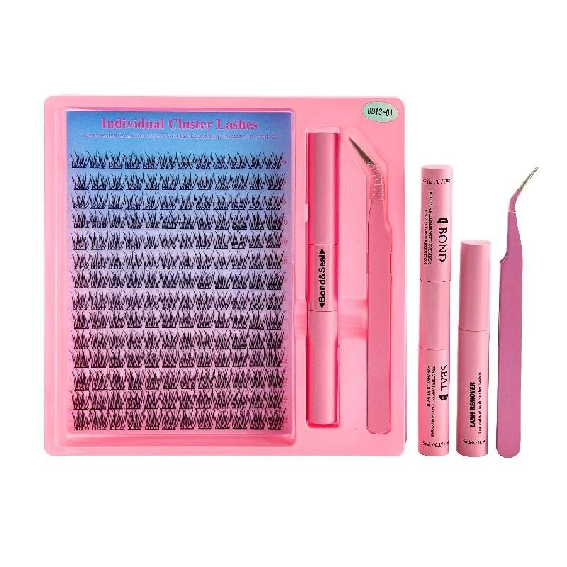 Cluster Pointed-Tip Fairy Style Amazon Eyelash Extension DIY Kit