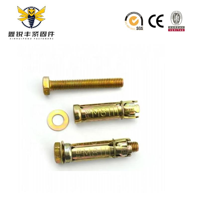 Competitive Yellow Galvanized 3 Piece Gecko Bolt Anchor for Construction