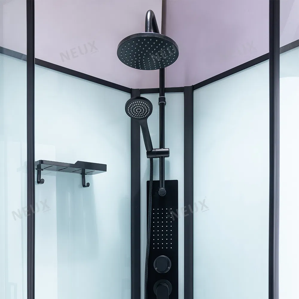 Modern Tempered Glass Fast Installation Corner Bathroom Shower Box Shower Cabin Sector Sliding Door Shower Room