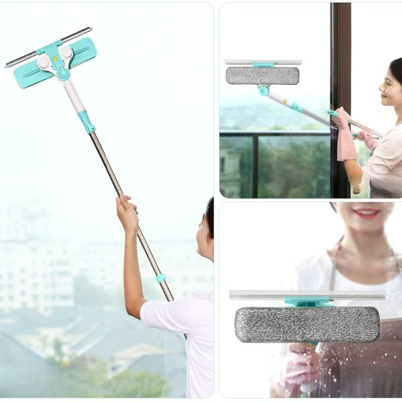 Promotional High Satisfaction Durable High-Rise Glass Wiper Household Telescopic Cleaning Tools