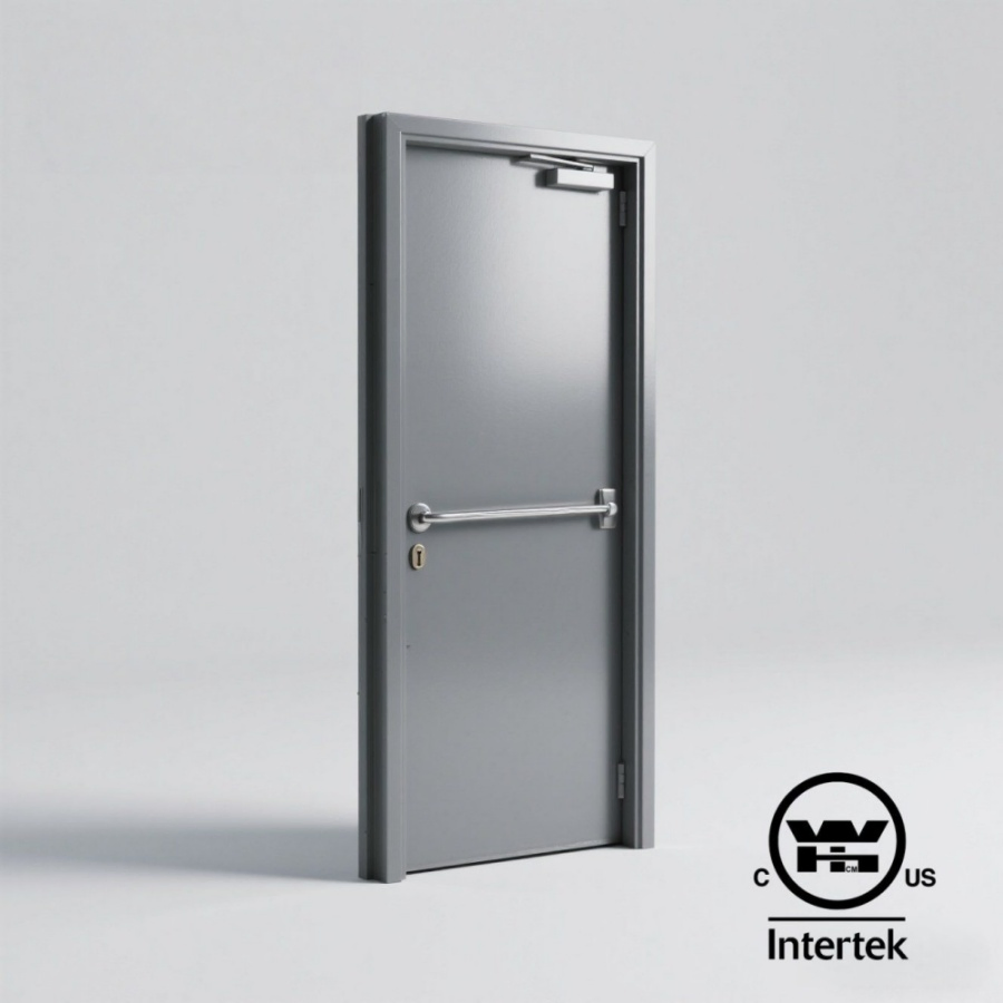 Security Escape Emergency Exit Fireproof Gate Steel Security Fireproof Fire Rated Door
