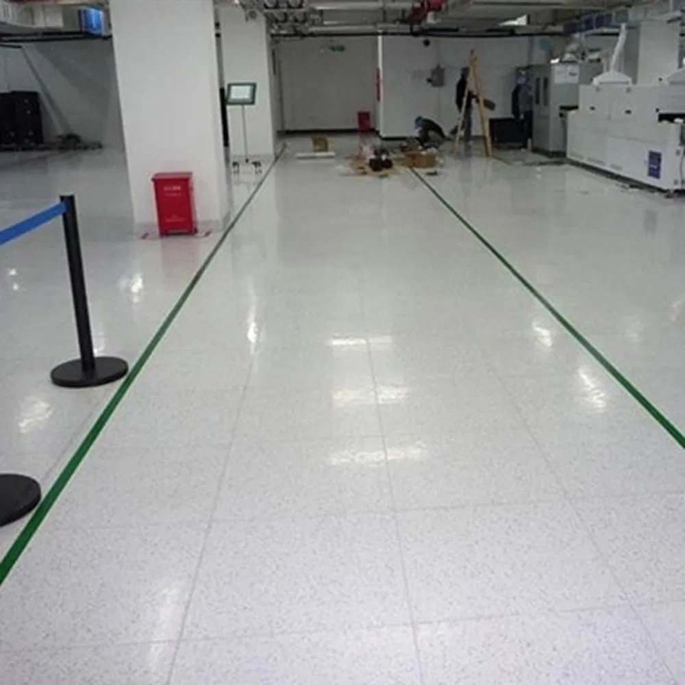 Lingding OEM ODM Custom Anti-Static PVC Veneer Finish Floor Tile