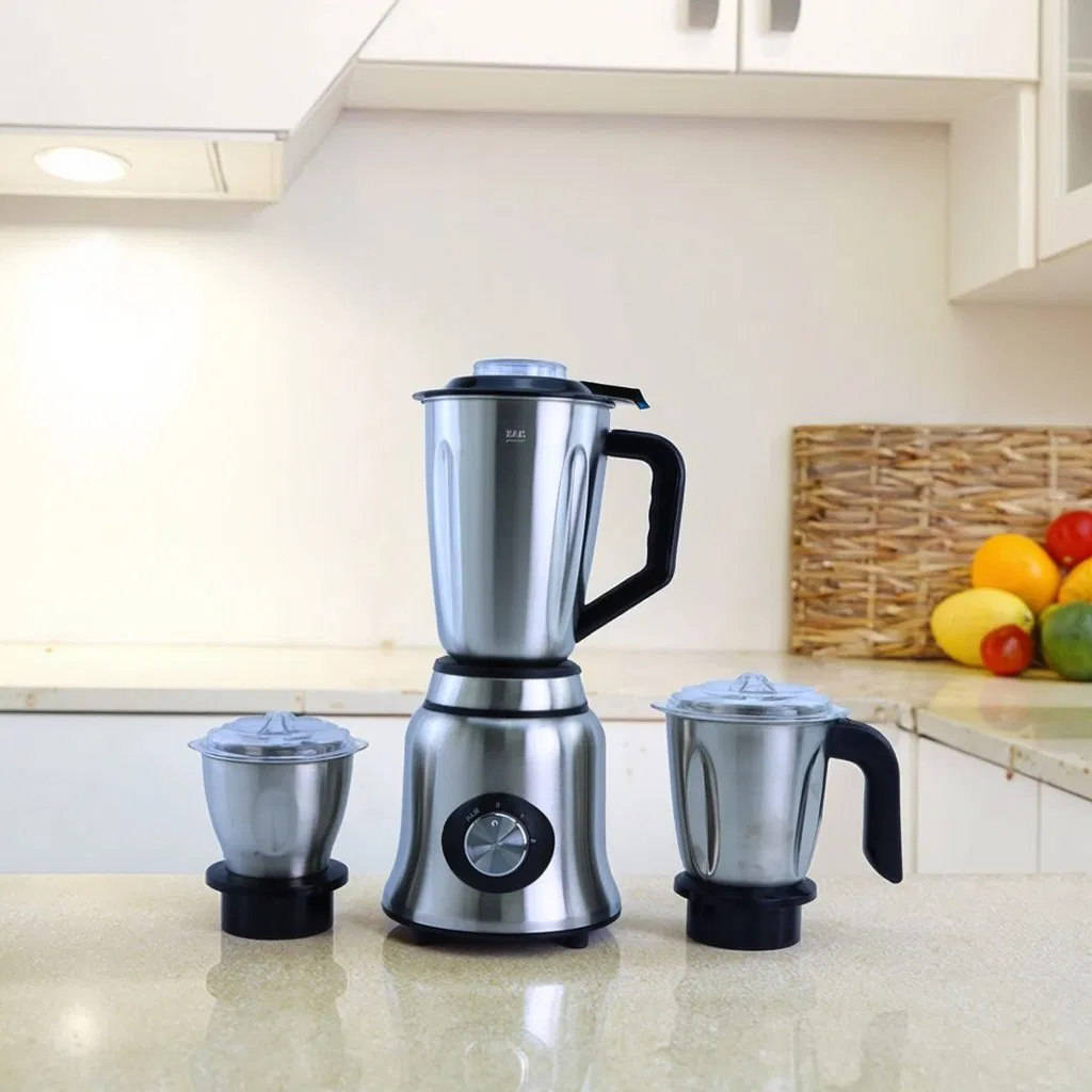 Portable 3-in-1 Masticating Juicer and Blender 1.5L Stainless Steel Grinding Jar - Perfect for Outdoor Adventures