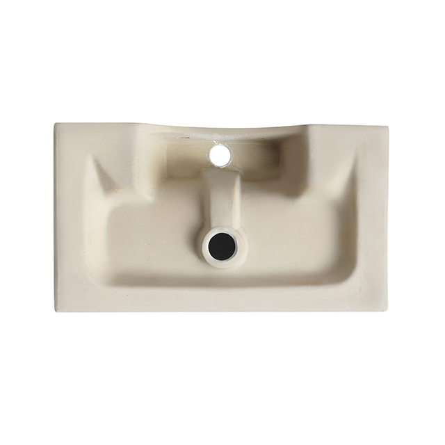 Factory Direct Ceramic Sink Bathroom White Glaze Counter Top Sink