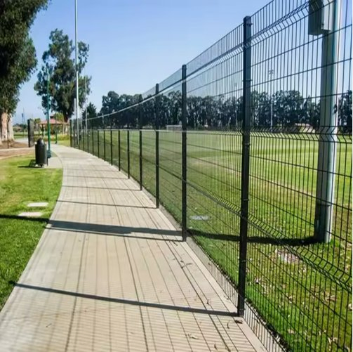China Manufacture High Quality 3D Triangle V Mesh Security Mesh Panel Fence Powder Coated 3D Welded Wire Fence for Sale