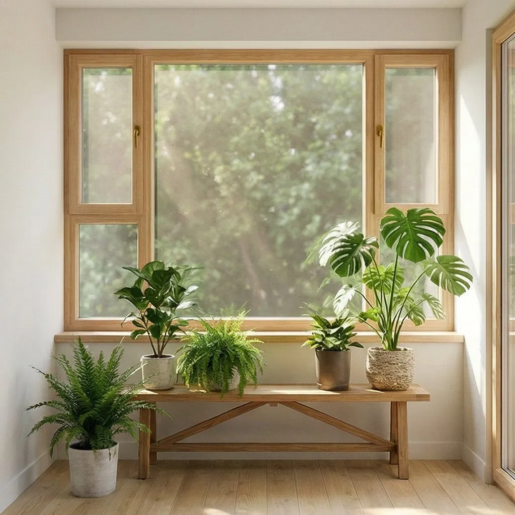 High-Performance Aluminum Clad Wood Tilt & Turn Window, Passivhaus Compliant