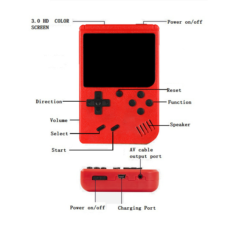 Портативная игровая консоль с 400 играми