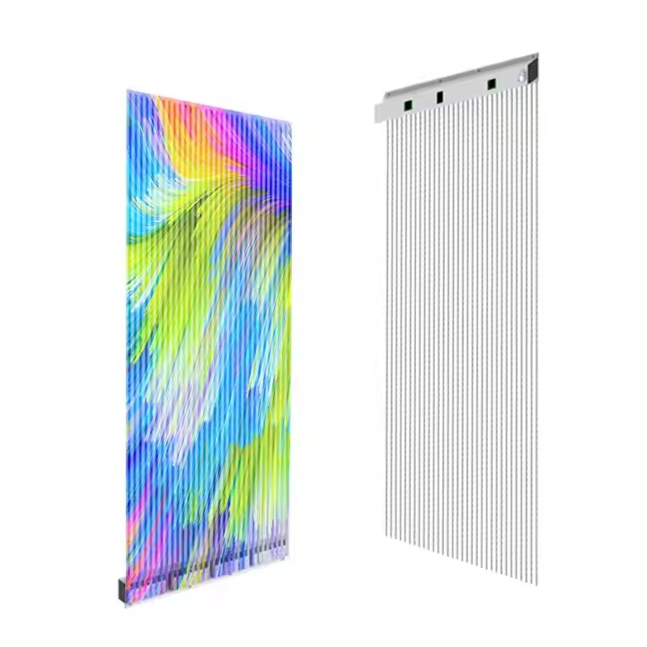 Factory Price Ultra-Thin P20 Transparent LED Display Self-Adhesive Advertising for Glass Window Wall