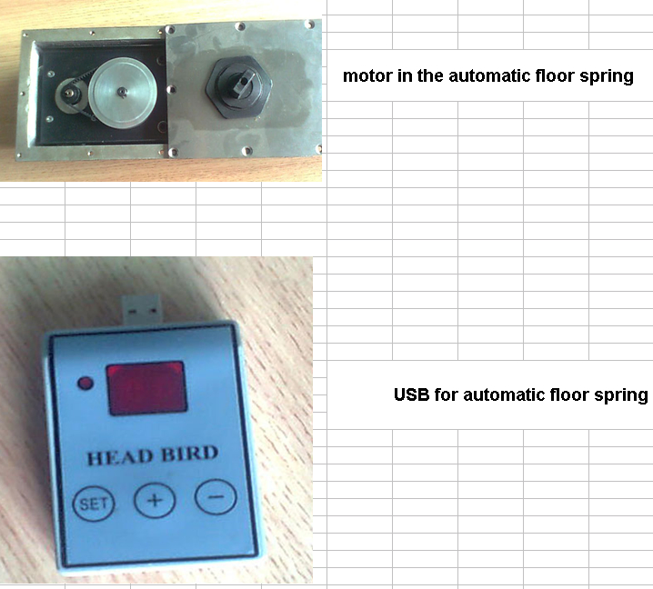 Frameless Glass Automatic Floor Spring