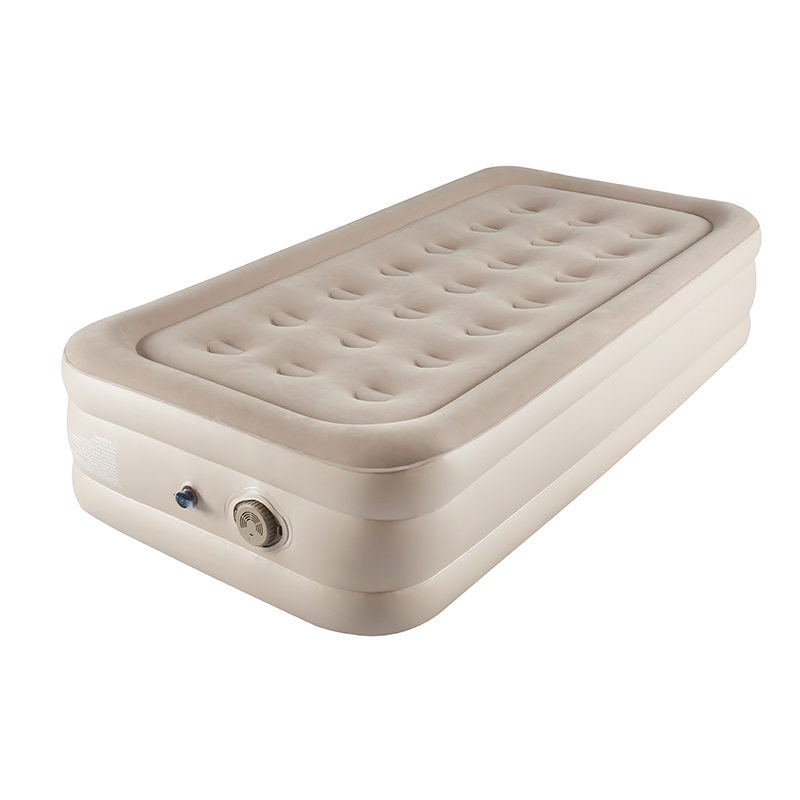 Матрас надувной двуспальный с электронасосом для дома и отдыха