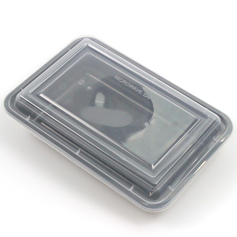 Take-out Custom Printed Disposable PP Plastic Microwave Food Container Lunch Box