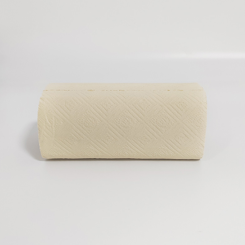 Wholesale Unbleached Bamboo Paper Towels Kitchen Rolls in Bulk