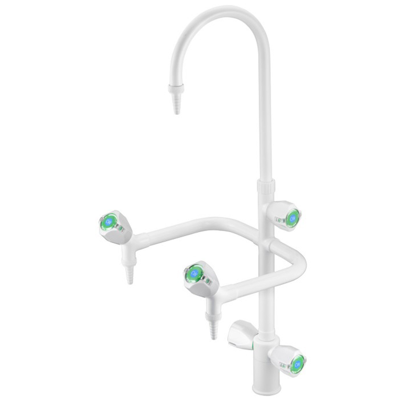 Трехходовой лабораторный кран с термостатом