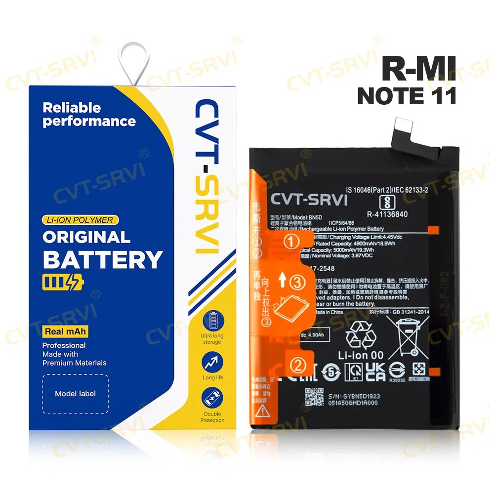 Аккумулятор для Rmi Note8, Note9, Note10, Note11