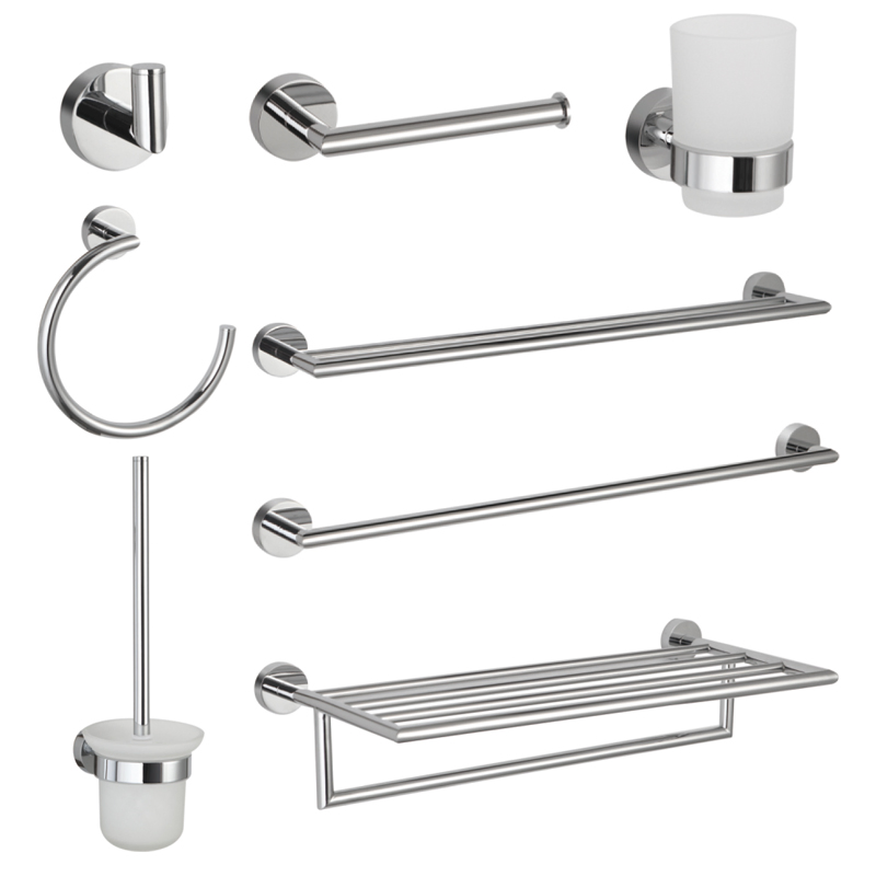Sanitary Ware Brass Chrome Towel Ring Bathroom Accessories