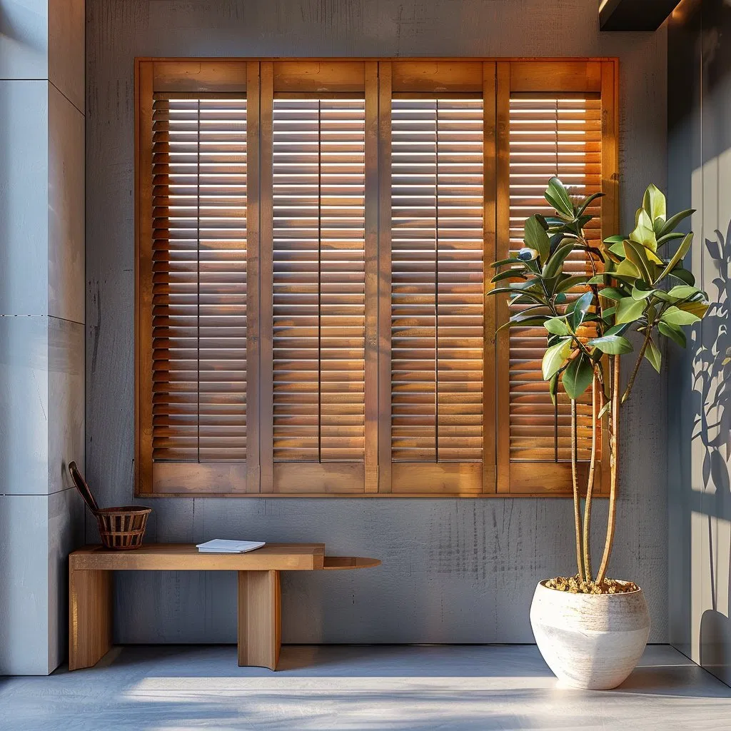 Wholesale High Quality Plantation Shutters Wooden/PVC
